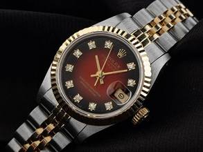 Thumbnail von Rolex Lady-Datejust Ref.69173 1987 Full Set sehr gut Vintage