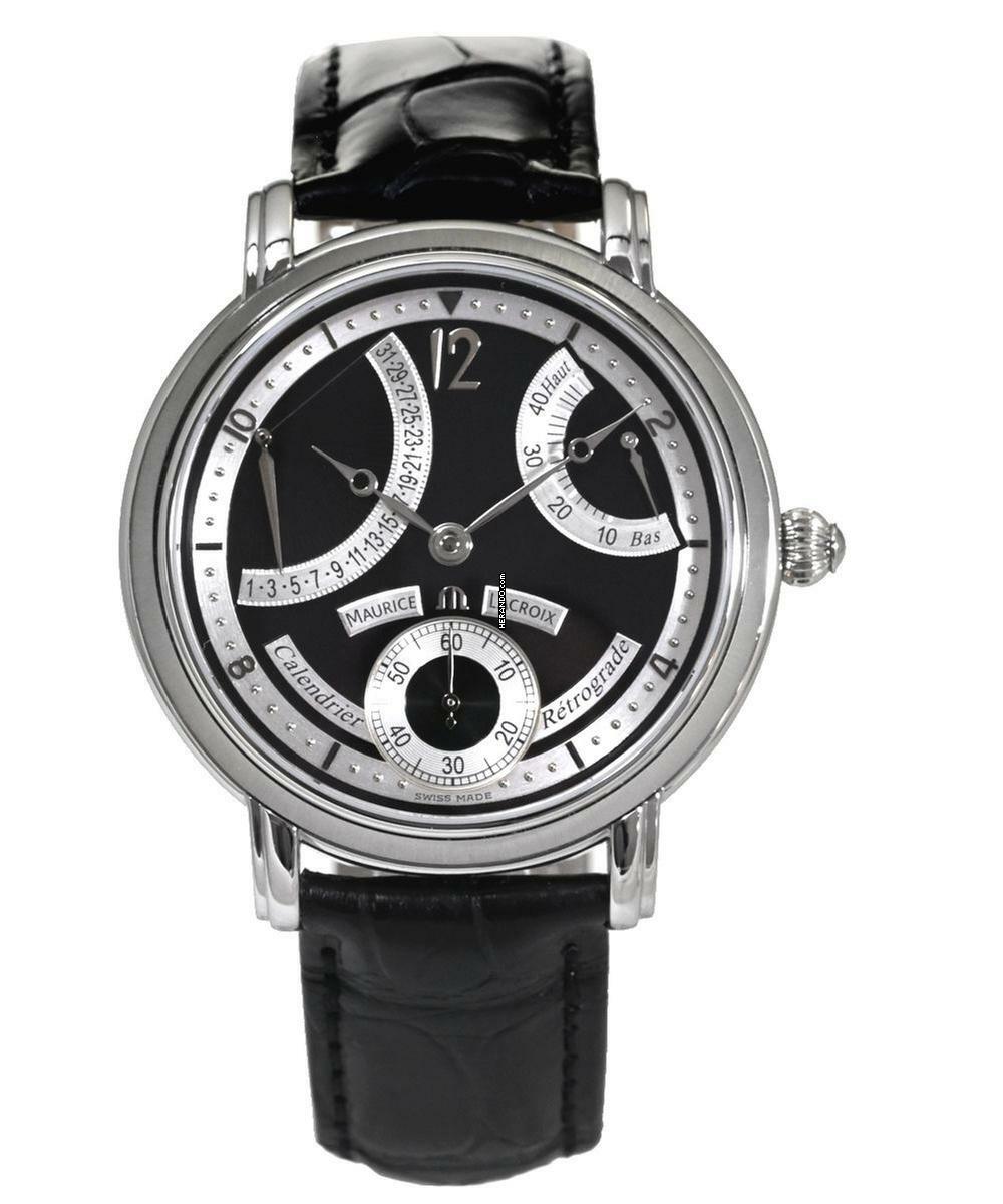 Maurice Lacroix Masterpiece Calendar Retrograde 43 mm Ref. MP7068-SS001-390