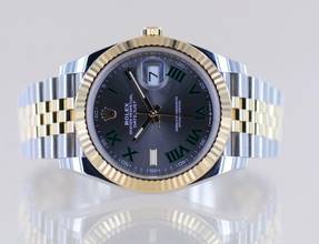 Thumbnail von Rolex Datejust 41 Stahl Gold Jubilé Wimbledon Dial 126333 Fluted Bezel B+P