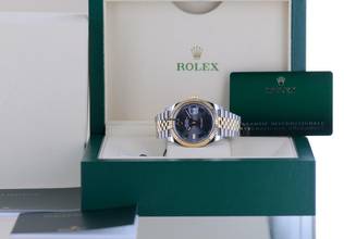 Thumbnail von Rolex Datejust 41 Stahl Gold Jubilé Wimbledon Dial 126333 Fluted Bezel B+P
