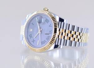 Thumbnail von Rolex Datejust 41 Stahl Gold Jubilé Wimbledon Dial 126333 Fluted Bezel B+P