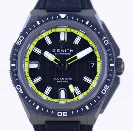  Zenith Defy El Primero Extreme Diver El Primero yellow Titan Shadow B+P 