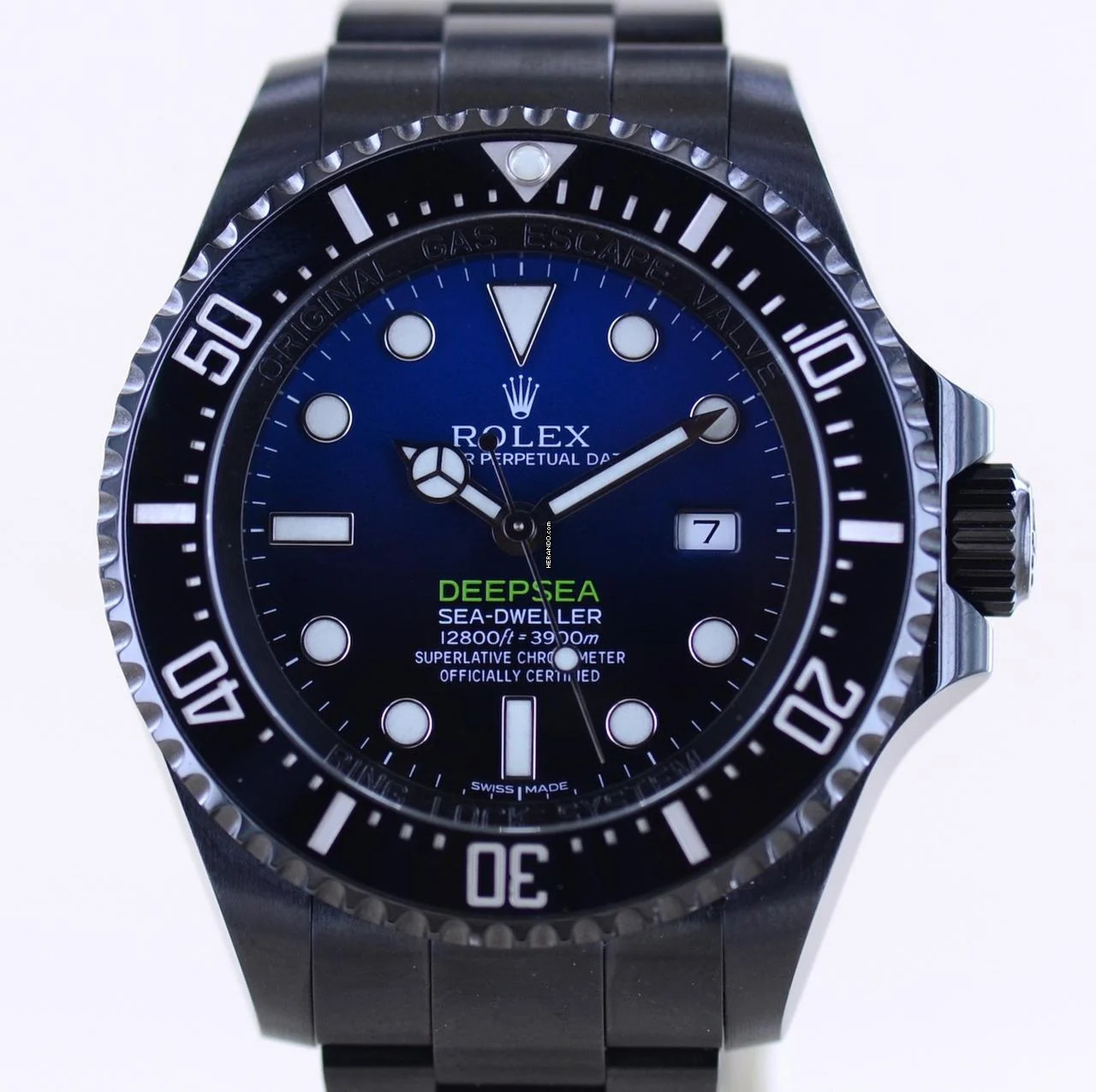 Rolex Sea-Dweller Deepsea Black Deepsea Blaken Diver 3900M 44mm D-Blue rar