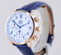 Thumbnail von Ulysse Nardin Marine Chronograph Annual Calendar 18K Gold White Dial Big Date rar