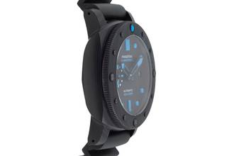 Thumbnail von Panerai Submersible Carbotech Automatik Herrenuhr Ref PAM00960 B&P