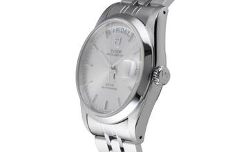 Thumbnail von Tudor Prince Date Day Linen Dial Edelstahl Automatik Herren Ref. 76200 Papiere