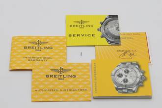 Thumbnail von Breitling Superocean Chronograph II Stahl Automatik Herrenuhr Ref. A13340 Papiere