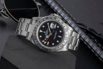 Thumbnail von Rolex Explorer II Black Dial Edelstahl Automatik Herrenuhr Ref. 16570 W-Serie
