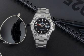 Thumbnail von Rolex Explorer II Black Dial Edelstahl Automatik Herrenuhr Ref. 16570 W-Serie