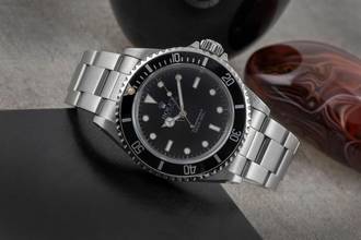 Thumbnail von Rolex Submariner (No Date) Oyster Edelstahl Automatik Herrenuhr Ref. 14060