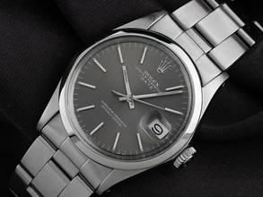 Thumbnail von Rolex Oyster Perpetual Date open 6/9 Ref.1500 1970 original Box sehr gut Vintage