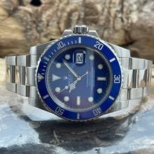Thumbnail von Rolex Submariner Date Submariner Smurf 750 Weißgold - FULLSET 2009 EU - Ref. 116619LB