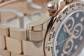 Thumbnail von Rolex Daytona Cosmograph 18k rose gold Diamond Black Dial 116505