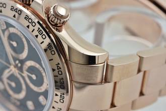 Thumbnail von Rolex Daytona Cosmograph 18k rose gold Diamond Black Dial 116505