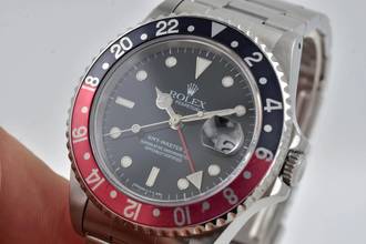 Thumbnail von Rolex GMT-Master II Coke 16710 - Rolex Service 2022 U-Series
