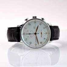 Thumbnail von IWC Portugieser Chronograph Portuguese IW3714 Chronograph silver dial Full Set top Condition