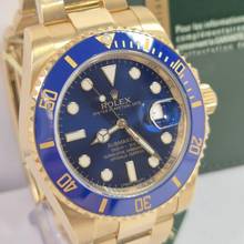 Thumbnail von Rolex Submariner Date Bluesy Yellow Gold 40mm Automático Completo
