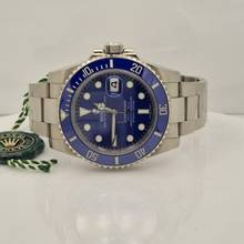 Thumbnail von Rolex Submariner Date Smurf Ouro Branco Blue Dial 40mm Automático Completo