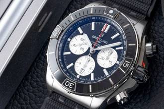Thumbnail von Breitling Chronomat Super Chronomat B01 44 Chronograph Automatik Ref. AB0136251B2S1 B&P