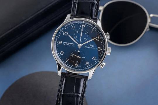  IWC Portugieser Chronograph Stahl Automatik Herrenuhr Ref. IW371447 