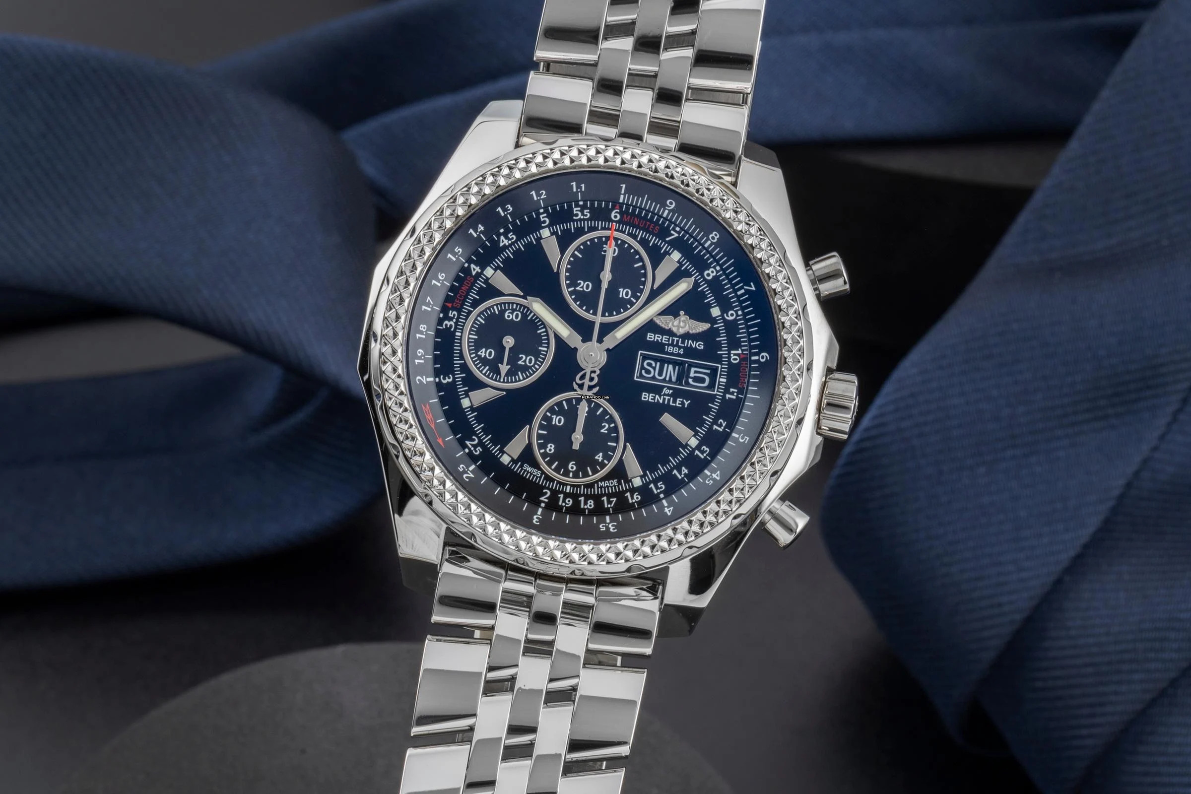 Breitling Bentley GT Chronograph Edelstahl Automatik Herrenuhr Ref. A13362