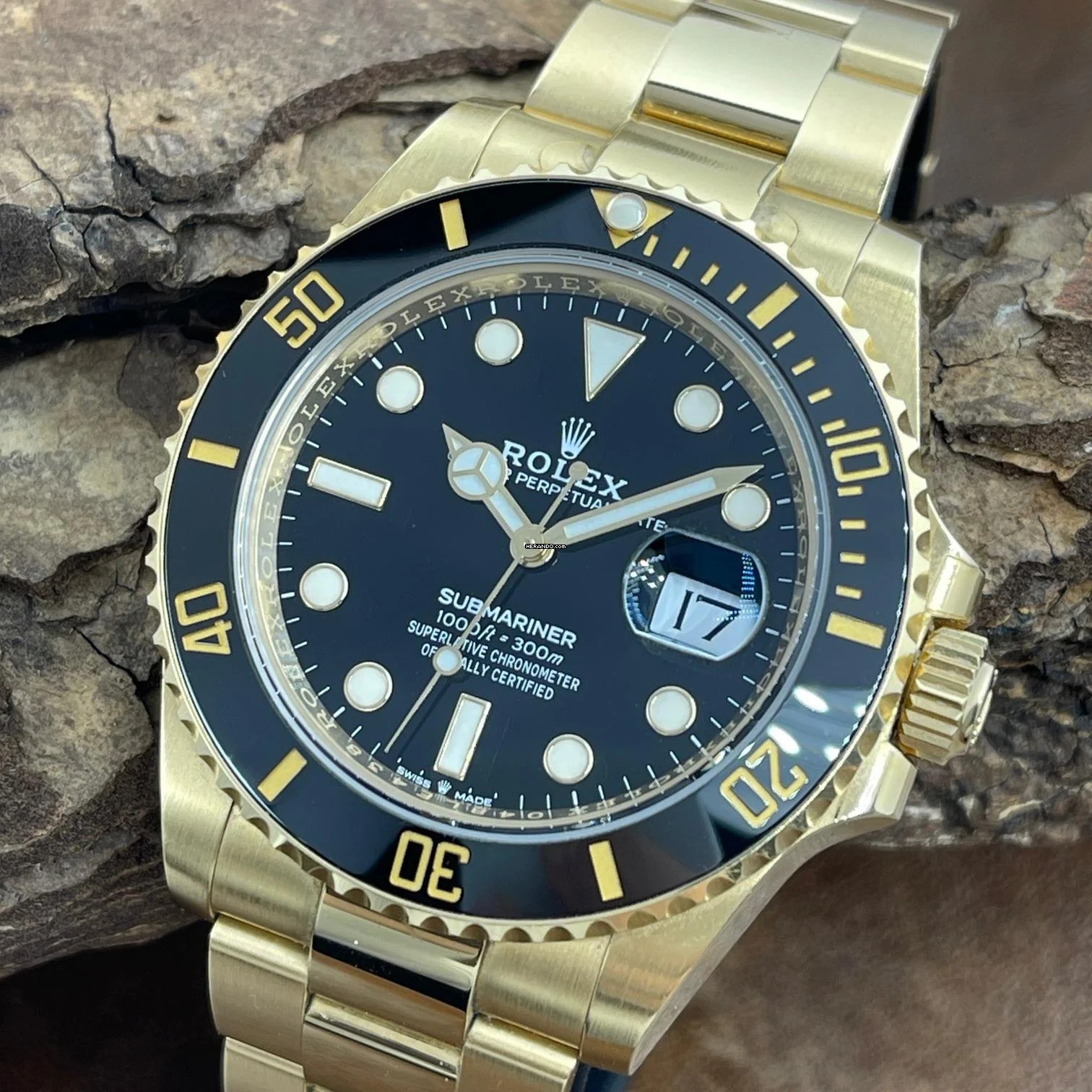 Rolex Submariner Date Submariner 41 Gelbgold - FULLSET 2021 - Ref. 126618LN