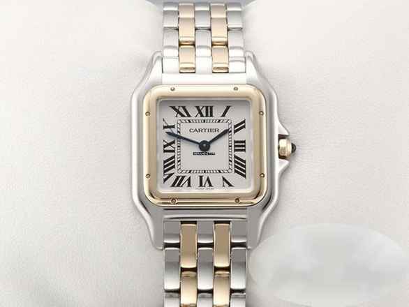 Cartier Panthère Mittleres Modell 2019 Edelstahl Gelbgold 750 W2pn0007 