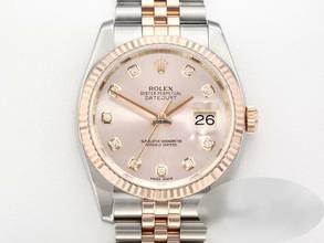 Thumbnail von Rolex Datejust 36 36mm 116231 2011 Lc010 Stahl Rosegold 750 Diamanten Automatik