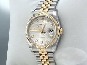 Thumbnail von Rolex Datejust 36 36mm 116233 2019 Diamanten Stahl Gelbgold 750 Automatik