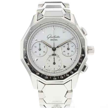  Glashütte Original Sport Chronograph White Dial 