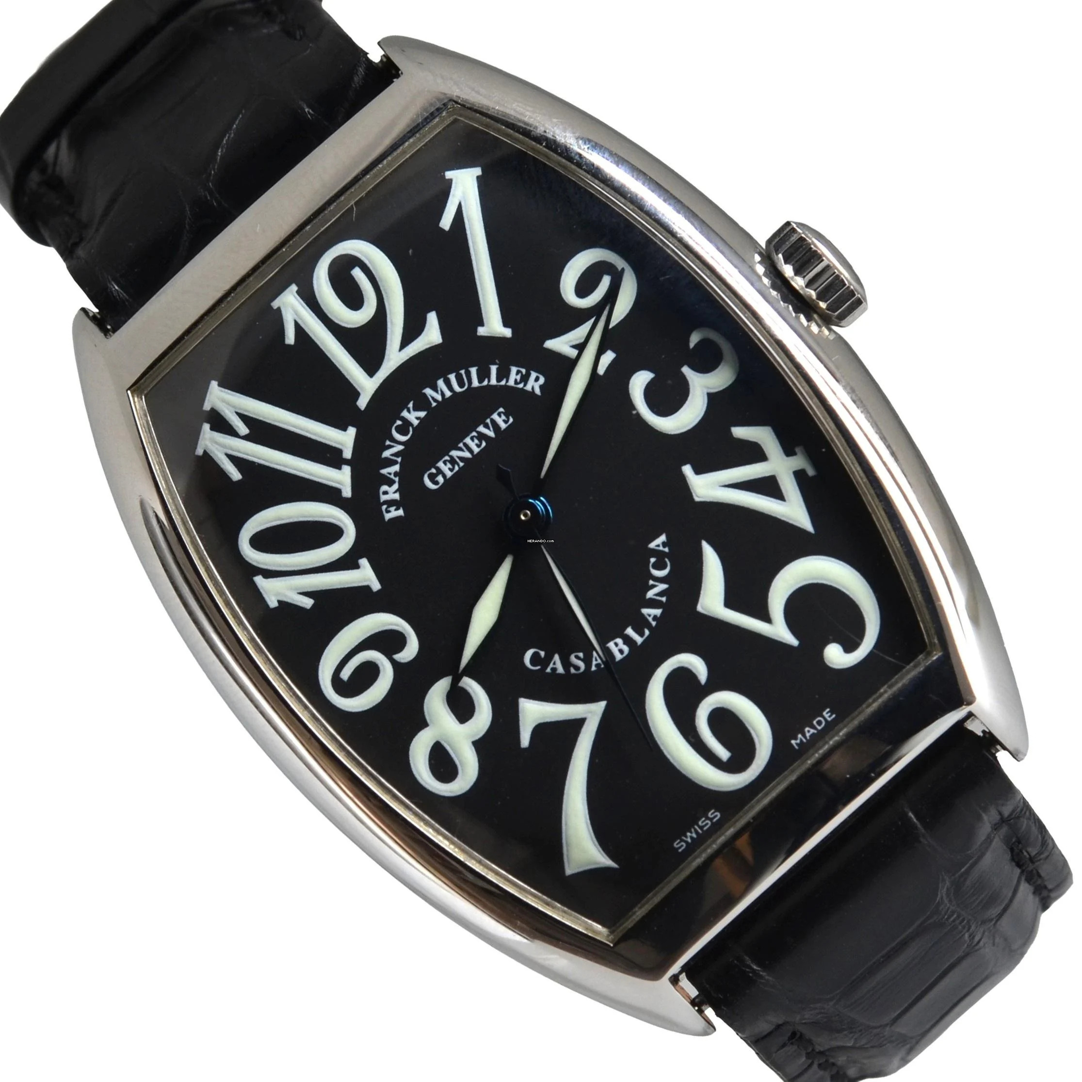 Franck Muller Casablanca 6850 Cintree Curvex black dial Full Set