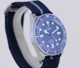 Thumbnail von Tudor Pelagos FXD Titan No Date B+P Diver Manufakturwerk Blue Dial