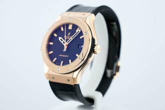 Thumbnail von Hublot Classic Fusion 45 Rose Gold Black Dial - With Box - 511.PX.2610LR