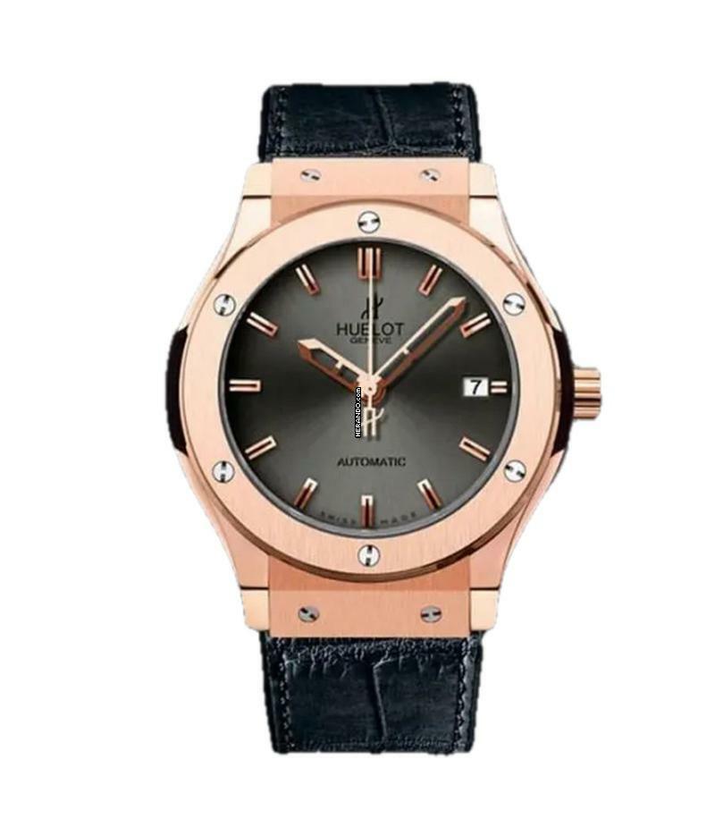 Hublot Classic Fusion 45 Rose Gold Black Dial - With Box - 511.PX.2610LR