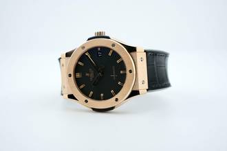 Thumbnail von Hublot Classic Fusion 45 Rose Gold Black Dial - With Box - 511.PX.2610LR