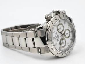 Thumbnail von Rolex Daytona white dial rehaut Rolex serviced Full Set 2007 Austria