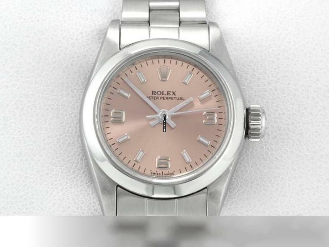 Rolex Oyster Perpetual 26 26mm 2006 Edelstahl Automatik Stahl Damenuhr