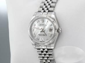 Thumbnail von Rolex Datejust 31 31mm 178274 2018 Stahl Weissgold 750 Perlmutt Diamanten