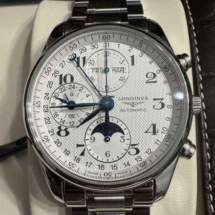  Longines Master Collection CHRONO MOONPHASE NEW FULL SET 