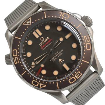  Omega Seamaster Diver 300 M 007 James Bond No time to die Titanium Full Set TOP Condition 