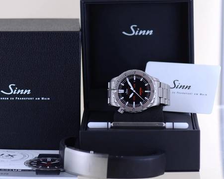  Sinn UX EZM2B UX GSG 9 Einsatzzeitmesser Stahl Hydro Diver 5000M B+P Top 
