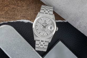 Thumbnail von Tudor Prince Date Day Linen Dial Edelstahl Automatik Herren Ref. 76200