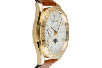 Thumbnail von Omega Speedmaster Golden Gate Chronograph 18K Gold Ref. 3131.20 Papiere