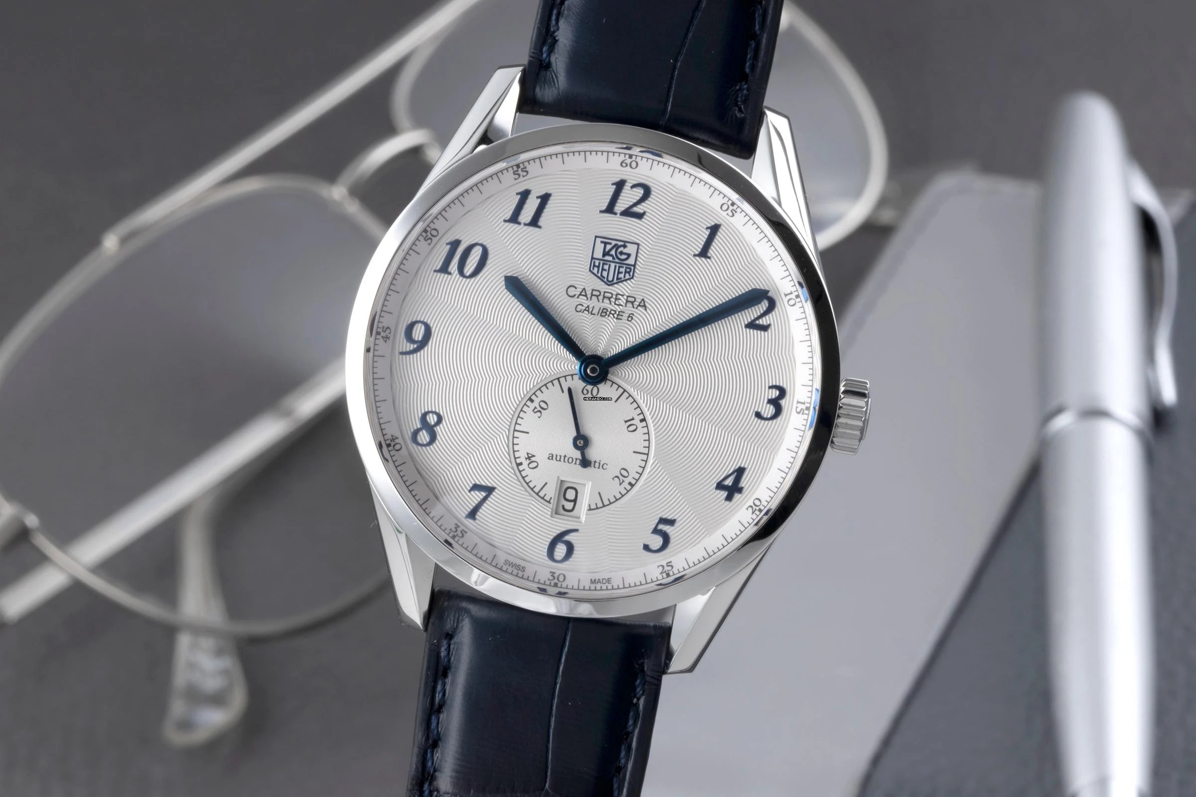 TAG Heuer Carrera Calibre 6 Automatik Stahl Herrenuhr Ref. WAS2111