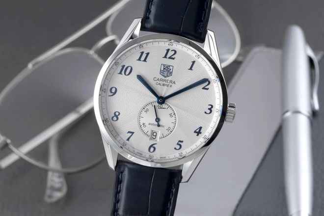  TAG Heuer Carrera Calibre 6 Automatik Stahl Herrenuhr Ref. WAS2111 