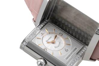 Thumbnail von Jaeger-LeCoultre Reverso Duetto Classique Diamonds Stahl Handaufzug Ref Q2568402 256.8.75