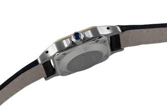 Thumbnail von Cartier Santos Lady Stahl / Gold Automatik Damenuhr Ref. 0902