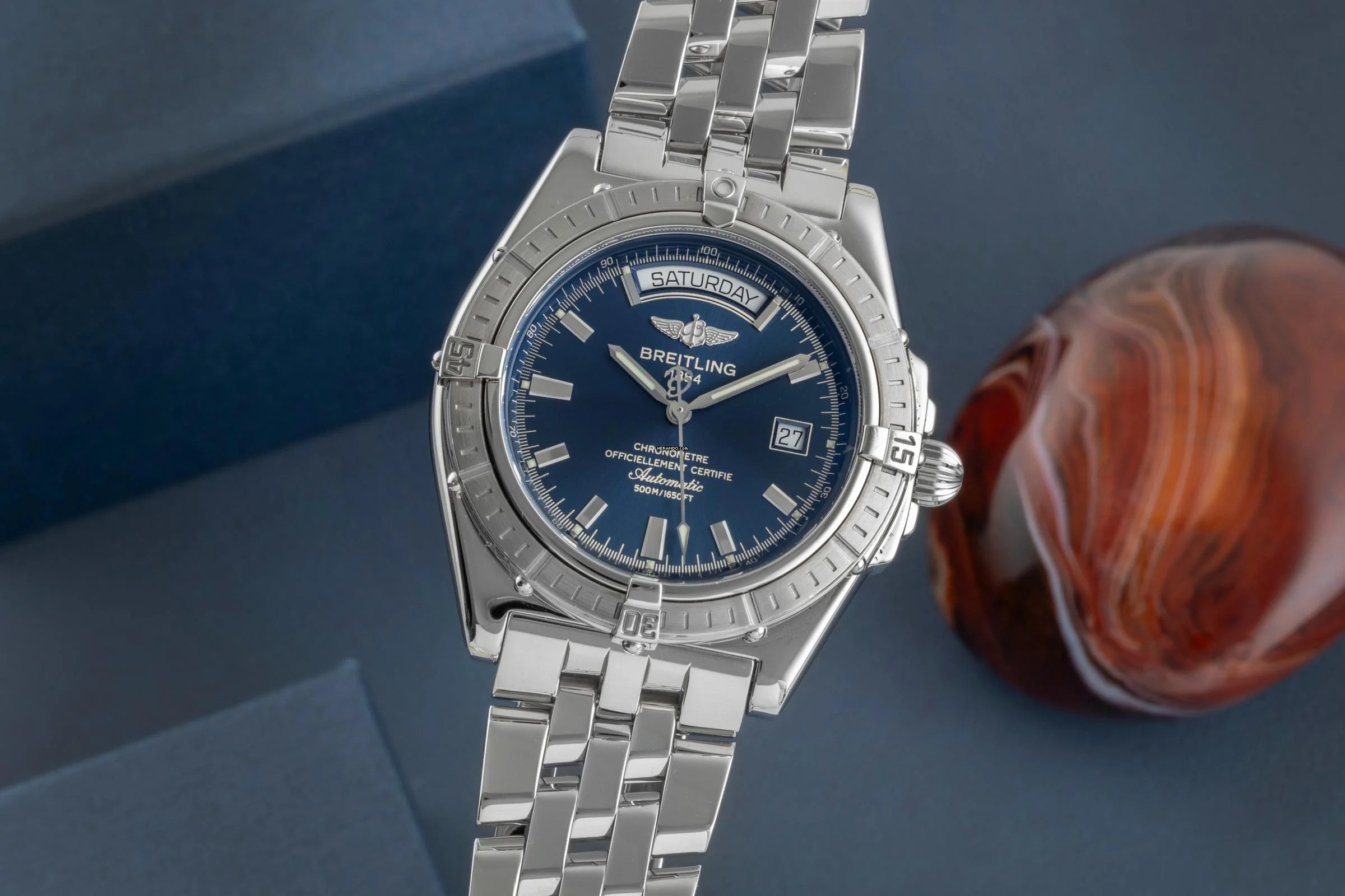 Breitling Headwind Stahl Automatik Ref. A45335 Box & Papiere 2002