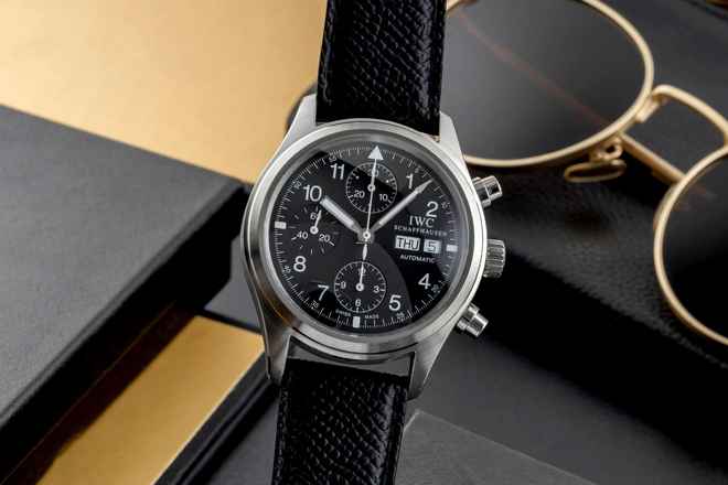  IWC Fliegeruhr Chronograph Automatik Edelstahl Herrenuhr IW370603 