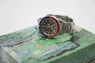 Thumbnail von Rolex GMT-Master II 16710 Faded Pepsi A-Serie Fullset aus 2000